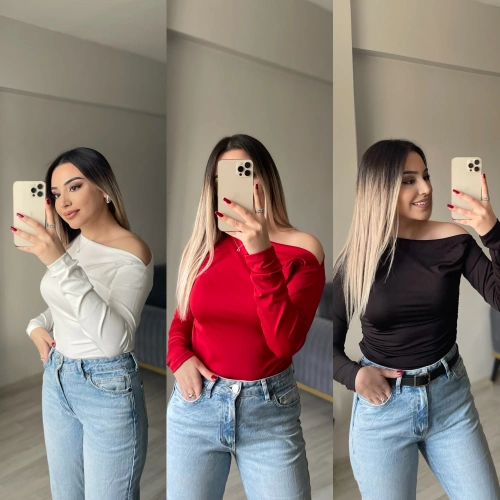 Düşük Omuz Bluzler