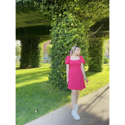 Keten Prenses Elbise