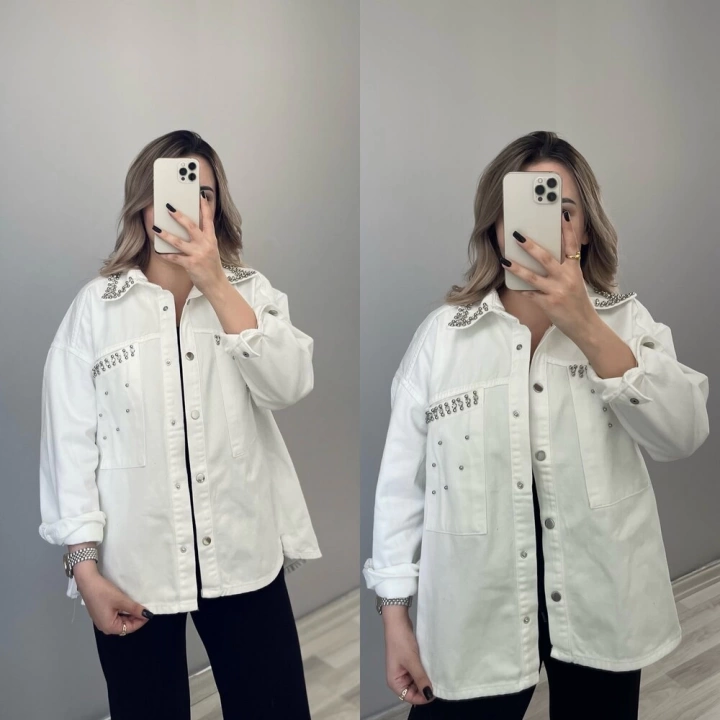Taşlı Denim Ceketler