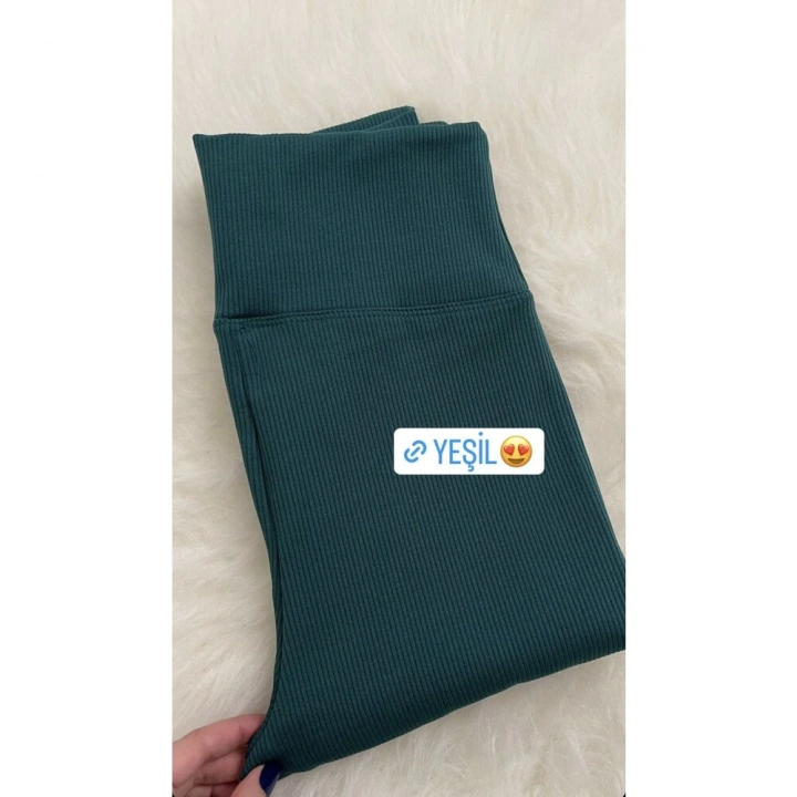 İçi Şardonlu Fitilli Tayt