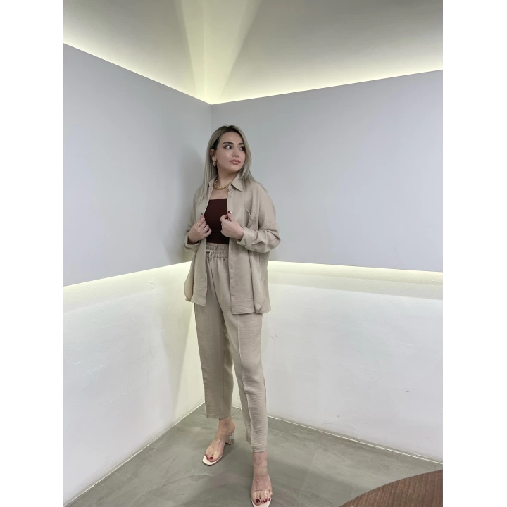 Bej Keten Takım