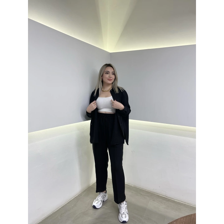 Siyah Keten Takım