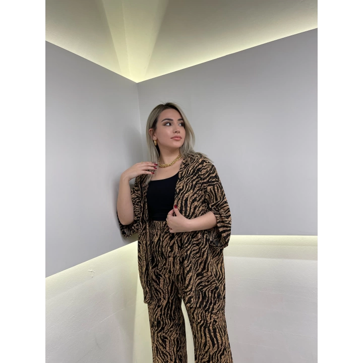 Leopar Kimono Takım