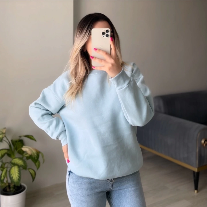 İçi Şardonlu Sweatshirtler(8 Renk)
