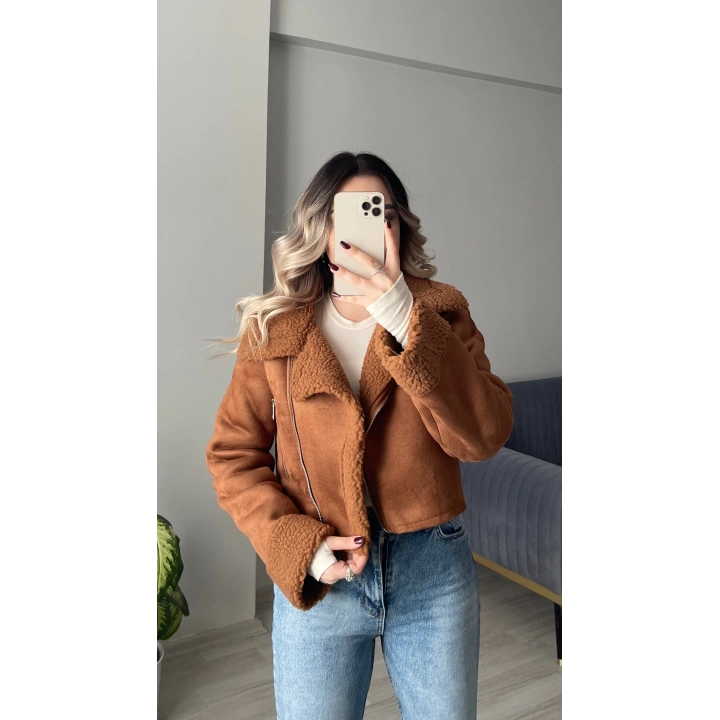 İçi Peluş Süet Montlar