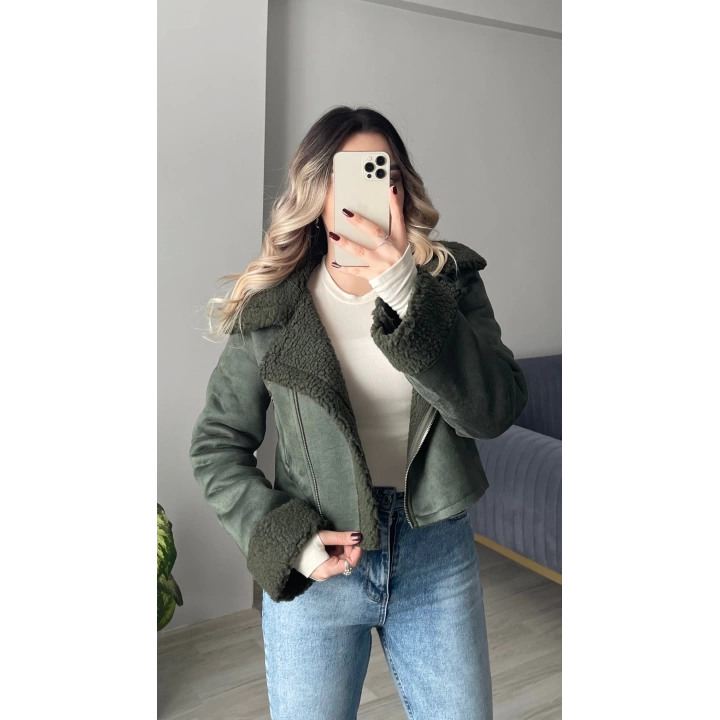İçi Peluş Süet Montlar