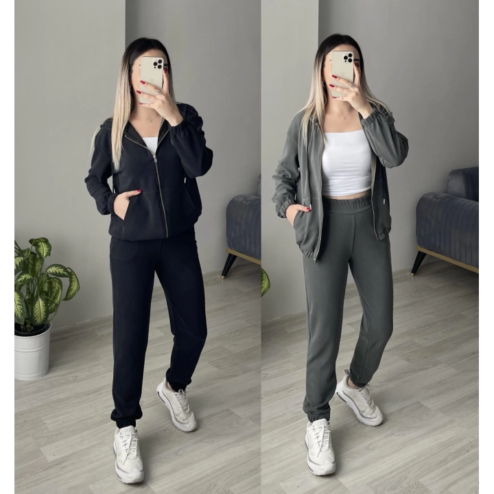 Oysh Modal Kumaş Kapuşonlu Eşofman Takımları