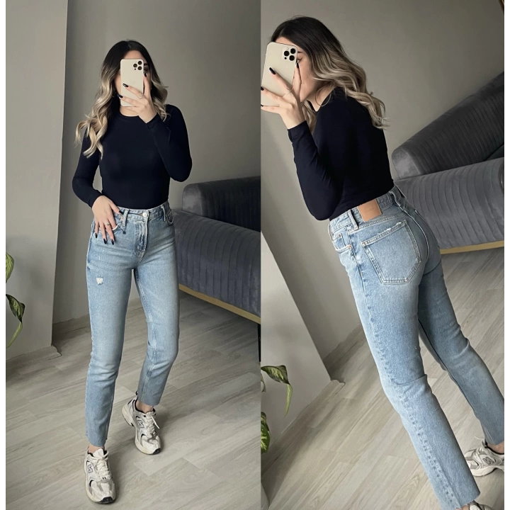 ZR Yüksek Bel Hw Slim Fit Jean