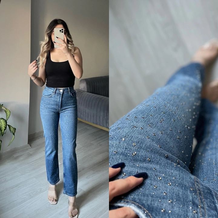 ZR Taş Detay Jean