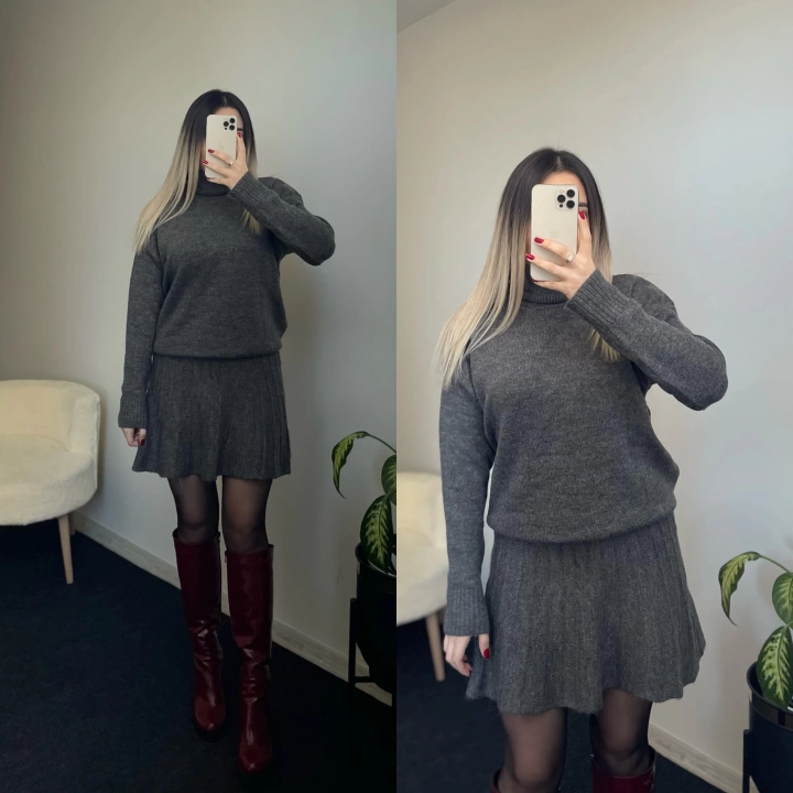 Boğazlı Triko Takım