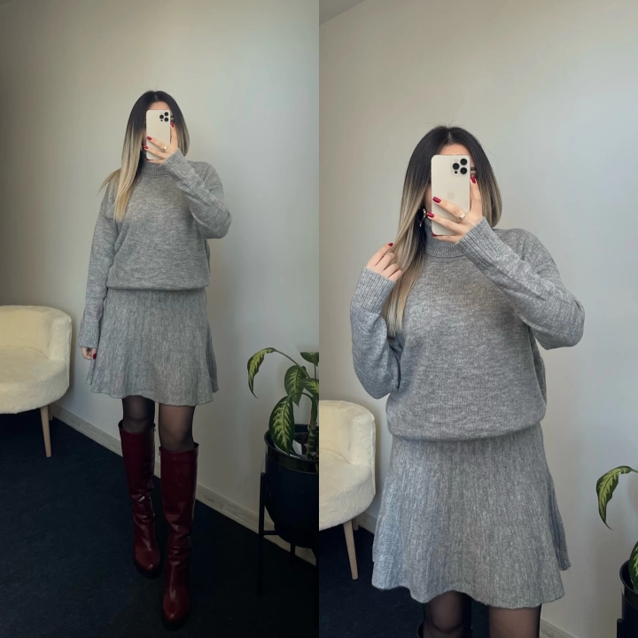 Boğazlı Triko Takım