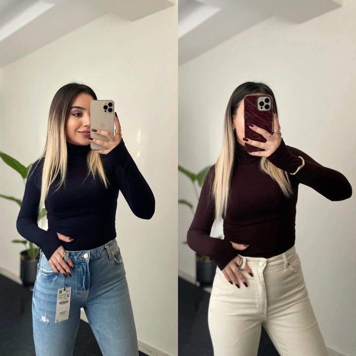 Oysh Balıkçı Yaka Bodyler