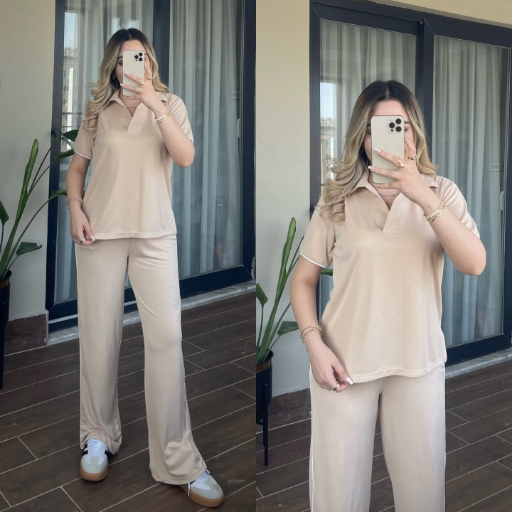 Oysh Bej Polo Yaka Modal Takım