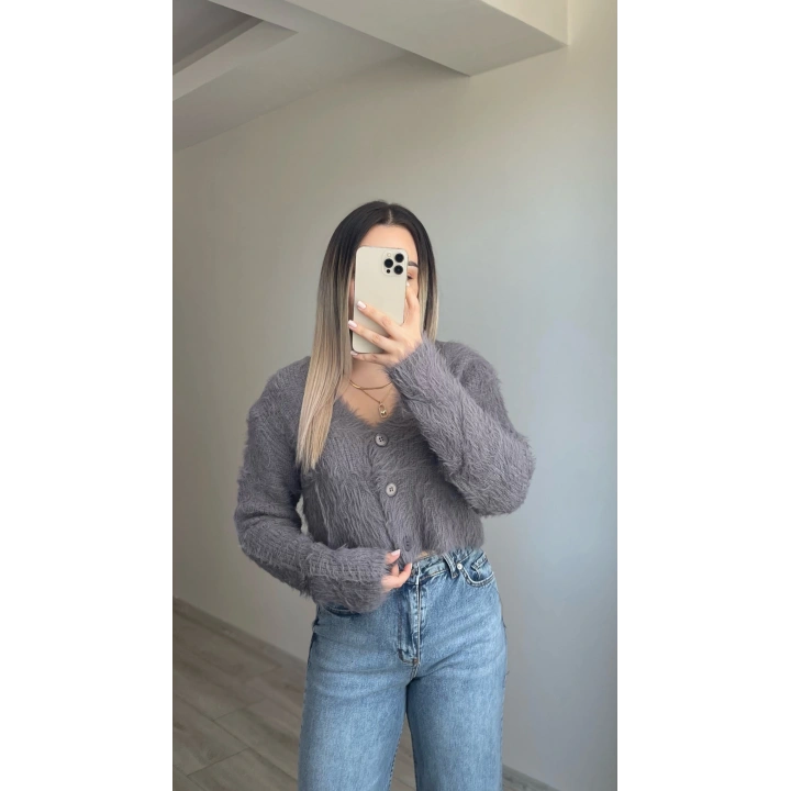 Sakallı Crop Kazak Antrasit