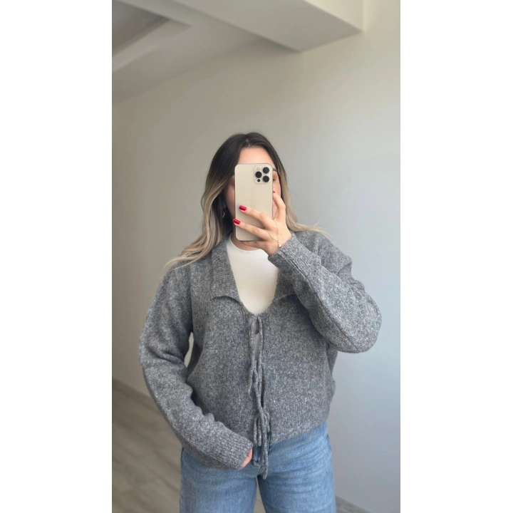 Yumoş Hırka Antrasit