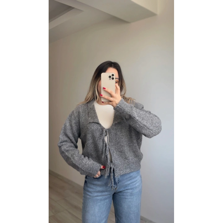 Yumoş Hırka Antrasit