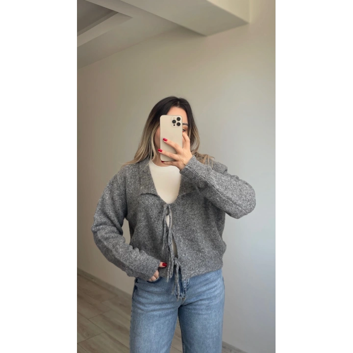 Yumoş Hırka Antrasit