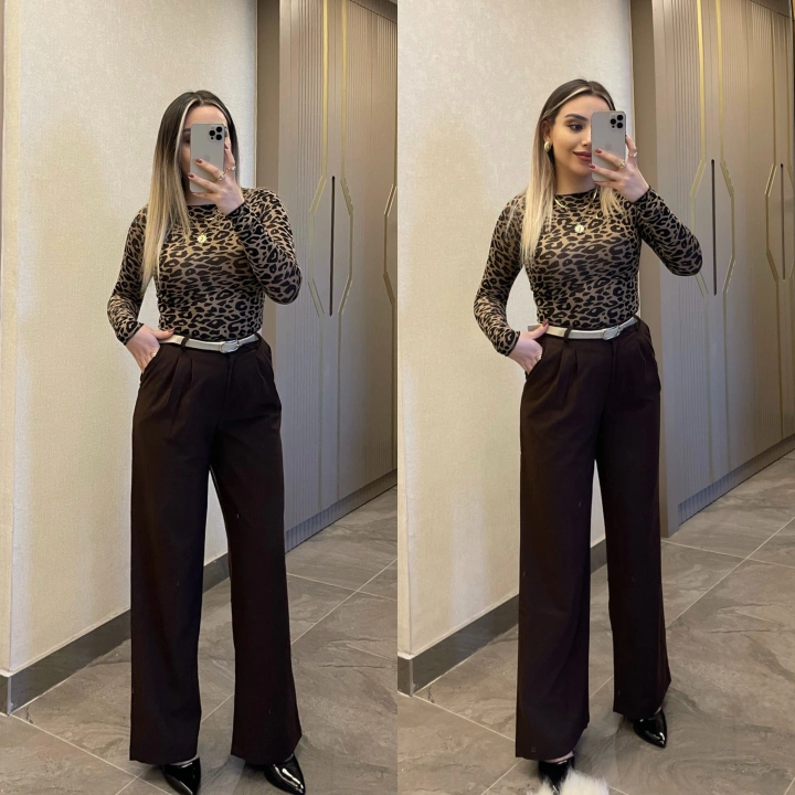 Acı Kahve Palazzo Pantolon