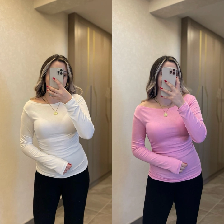 ZR Yandan Büzgülü Bluzler