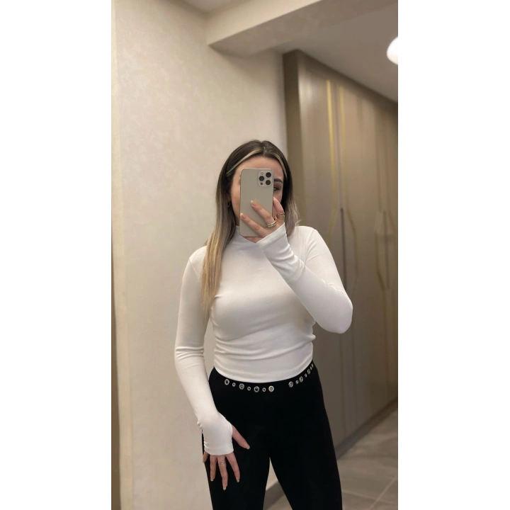 Oysho Yarım Balıkçı Body Beyaz