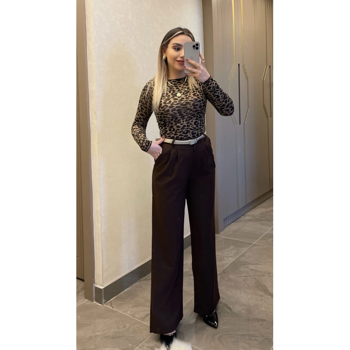 Acı Kahve Palazzo Pantolon