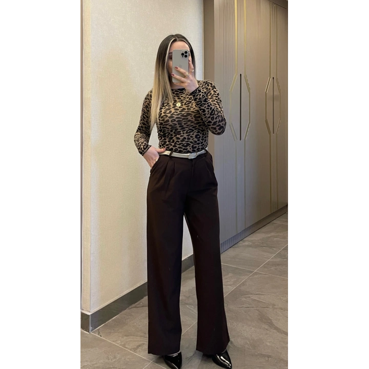 Acı Kahve Palazzo Pantolon