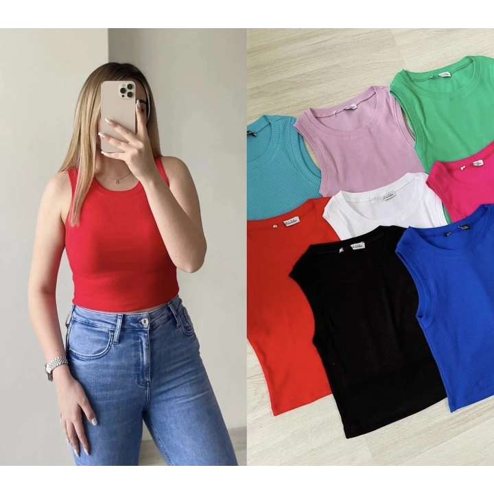 Fitilli Halter Yaka Croplar