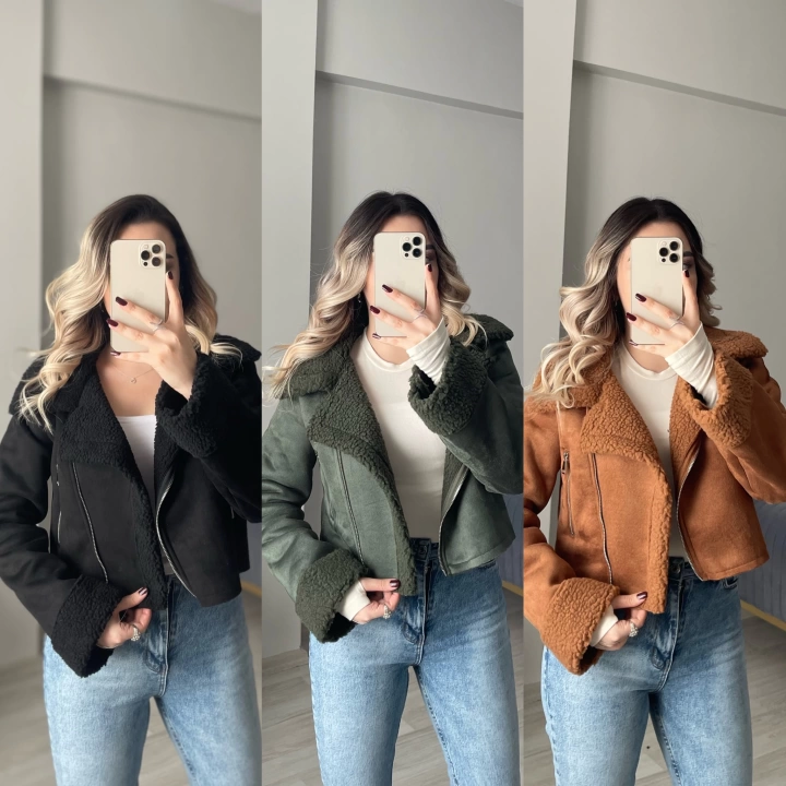 İçi Peluş Süet Montlar