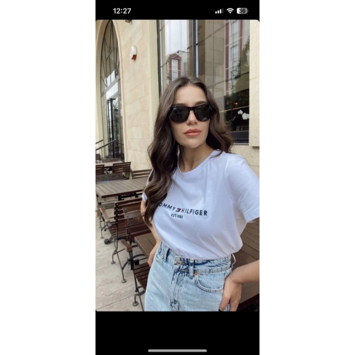 Tommy H. Beyaz Tshirt