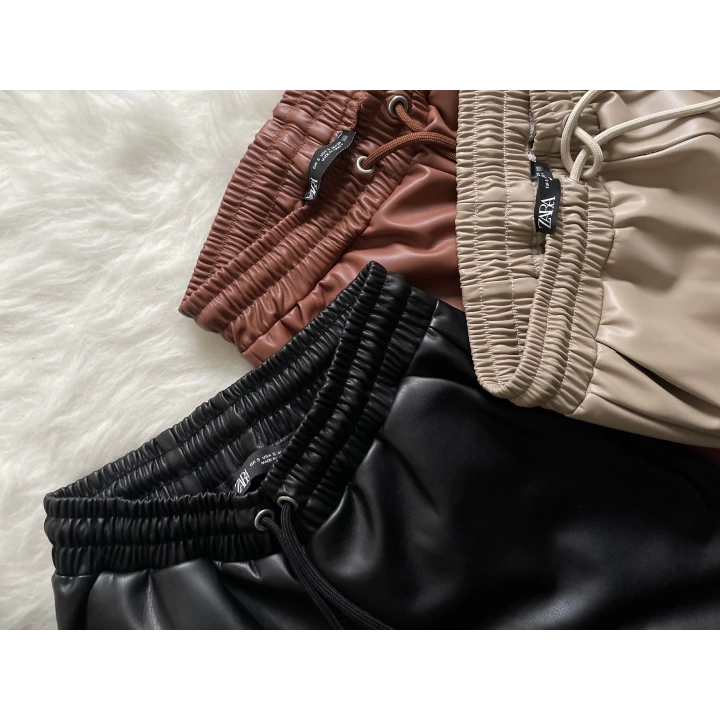 ZR Deri Momfit Pantolonlar