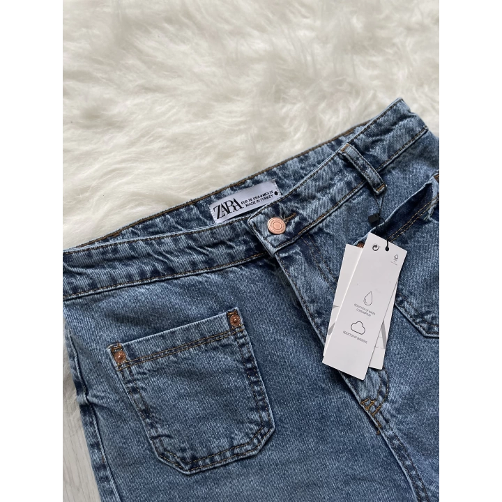 ZR Önü Cepli Flare Jeanler