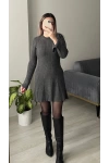 Antrasit HM Model Triko Elbise