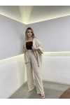 Bej Kimono Takım