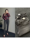 ZR Füme Likralı Mom Fit Jean