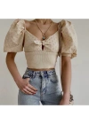 Fisto Detaylı Crop Bluz