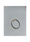 Silver(Gold) Karışımlı Zirkon Bileklik