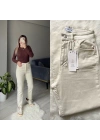 ZR Krem Mom Jean