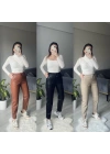 ZR Deri Momfit Pantolonlar