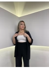 Siyah Kimono Takım