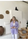 Lila Keten Gömlek