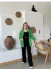 Oysh Modal Kumaş Siyah Ekstra Yüksek Bel Pantolon