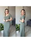 Oysh V Yaka ve Askılı Modal Elbiseler