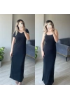 Oysh V Yaka ve Askılı Modal Elbiseler