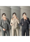 Oysh Modal Kumaş Bomber Ceketli Eşofman Takımları