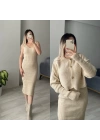 Elbise&Hırka İkili Triko Takımlar