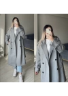 Gri Kaşe Kaban