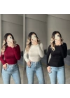 Oysh Bisiklet Yaka Bodyler(Parmak Geçirmesiz)