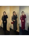 Uzun Triko Elbiseler