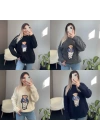 Ayıcık Desenli Triko Kazak