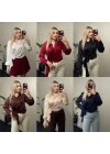 Yandan Bağlamalı Saten Gömlekler